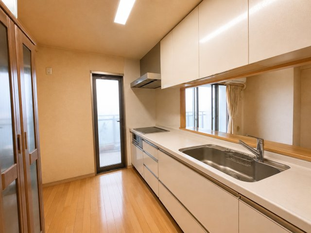 マークタワー銚子銀座のキッチン|※画像の一部はAIを用いて加工・編集しています。実際の状況と異なる場合がありますので、ご了承下さい。