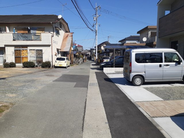 熊本市南区上ノ郷１丁目の新築一戸建の周辺|前面道路