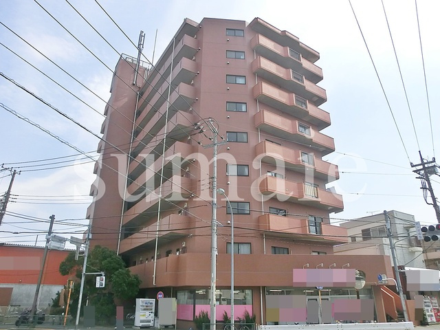 ロジュマン松本の外観|９階建てSRCマンションです！