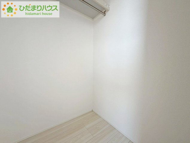 いわき市錦町花ノ井3期　新築戸建　4号棟の収納|クローゼットタイプの収納は荷物がどこにあるかすぐに見つかります！
