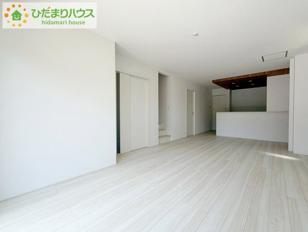 いわき市錦町花ノ井3期　新築戸建　5号棟の居間・リビング|今から見たいも大歓迎！お気軽にお問い合わせください☆彡