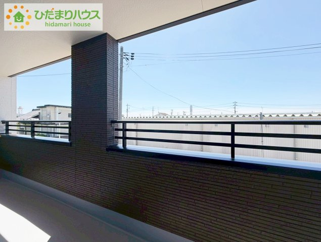 いわき市錦町花ノ井3期　新築戸建　3号棟のその他|広いインナーバルコニーは、ランドリースペースだけでなく、椅子を置いて風にあたりながら読書なんていかがでしょうか(^^♪