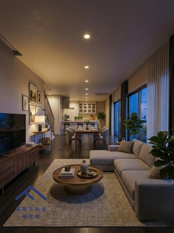 鳥栖市あさひ新町　戸建ての居間・リビング