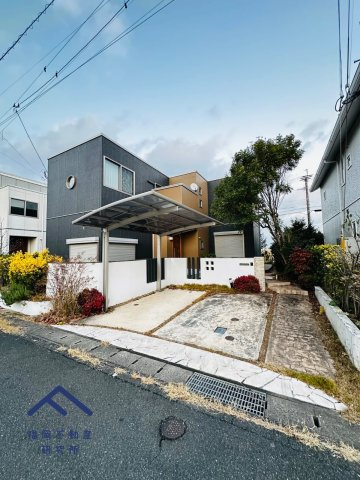 鳥栖市あさひ新町　戸建ての前面道路含む現地写真