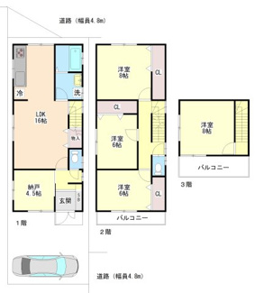 【間取り】 | ■新規専任物件　■摂津市一津屋一丁目