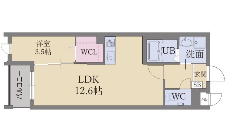 LIFEFIELD久留米の間取り