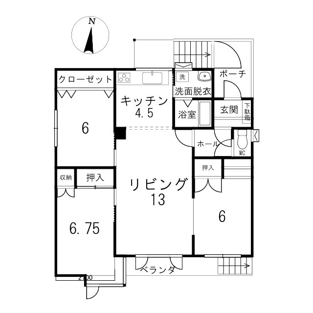 【間取り】の画像