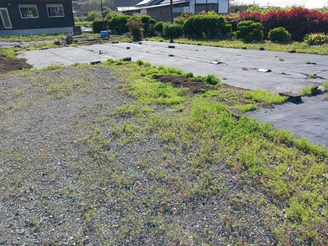 宇土市上網田町の売地の外観