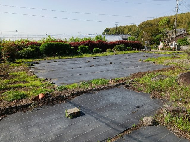 宇土市上網田町の売地の外観