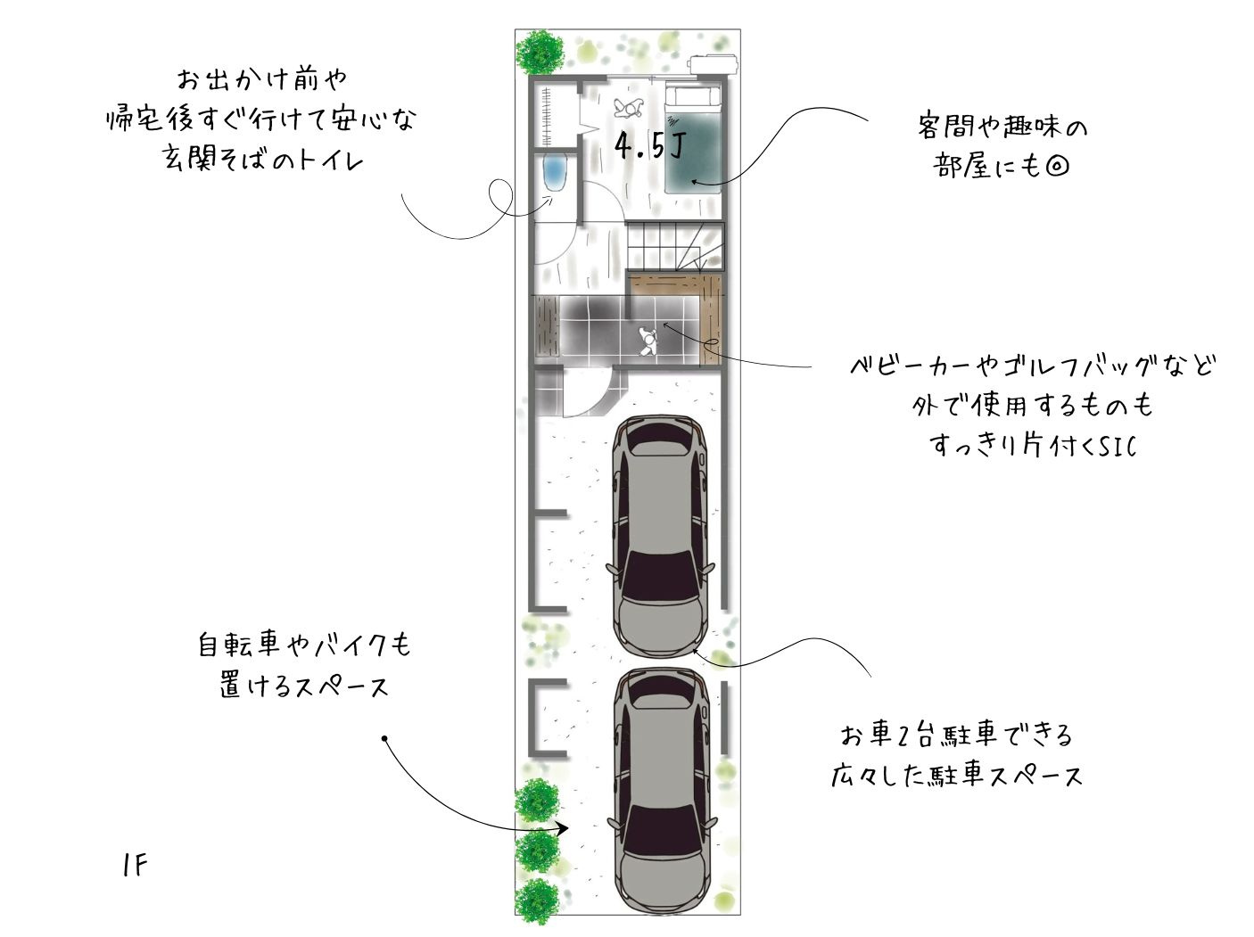 大阪市城東区鴫野東3丁目　モデルハウスの間取り