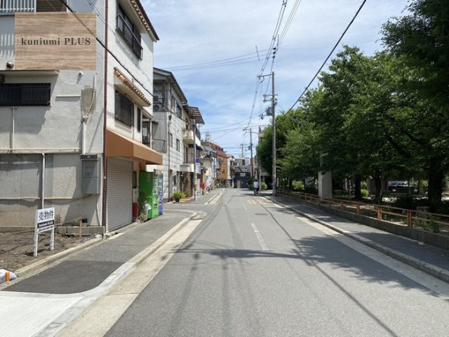 大阪市城東区鴫野東3丁目　モデルハウスの前面道路含む現地写真