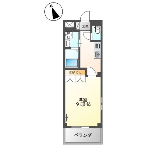 フレッシュパルＳの間取り