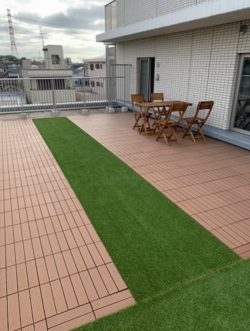 アンビシャス東岩槻のバルコニー