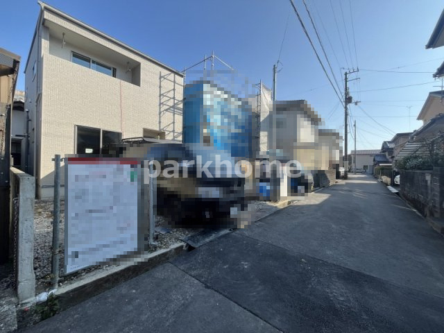 土佐市高岡町乙 ⑪ 新築戸建ての前面道路含む現地写真|2026年2月中旬