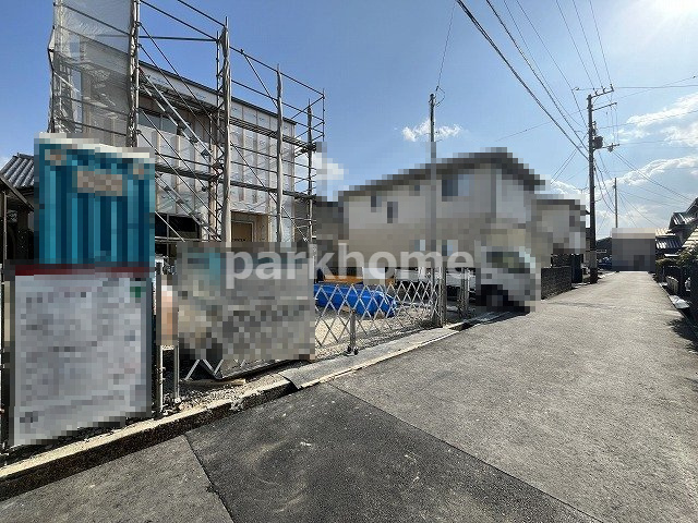 土佐市高岡町乙 ⑪ 新築戸建ての前面道路含む現地写真|2026年1月中旬