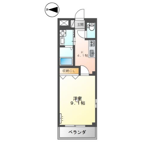 サンエバー貴船の間取り