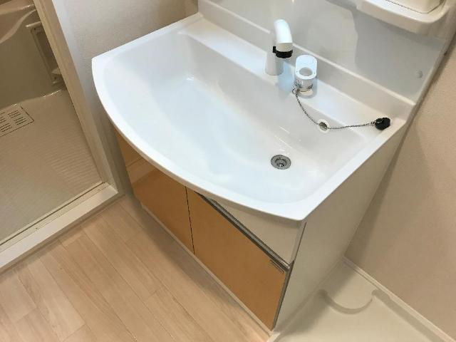 サンエバー貴船の洗面所|洗髪洗面化粧台