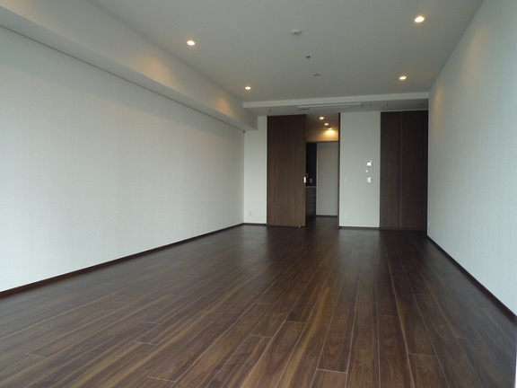 千代田区二番町の賃貸マンションの居間・リビング