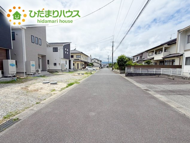 いわき市平下平窪6期　新築戸建　3号棟の前面道路含む現地写真|今から見たいも大歓迎！お気軽にお問い合わせください☆彡