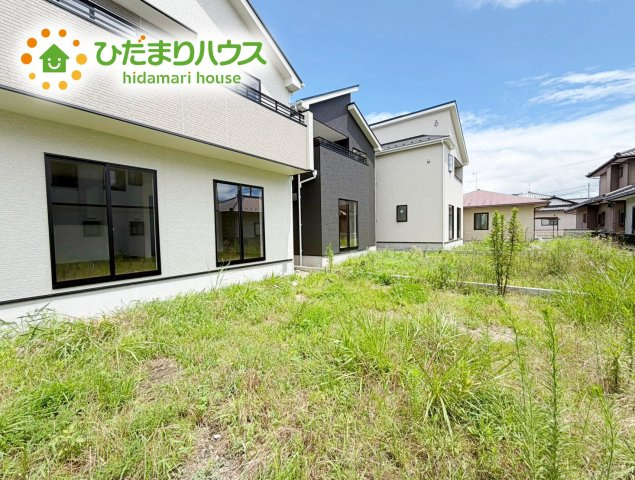 いわき市平下平窪6期　新築戸建　2号棟の庭|家族みんなで広～いお庭でバーベキューが楽しめます(^^♪