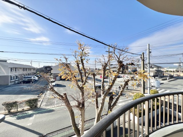 ケントパレス浜松の展望|バルコニーからの眺望です！浜松駅方面が良く見えます！
