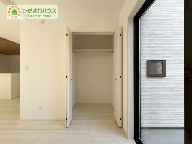 いわき市郷ケ丘4期　新築戸建　2号棟の収納|掃除機や買い溜めしたい日用品をしまうのに便利です！