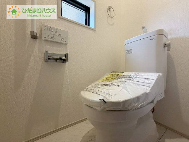 いわき市郷ケ丘4期　新築戸建　2号棟のトイレ|トイレは1F、2F共に完備！取り合いになることがありませんね(^^)/
