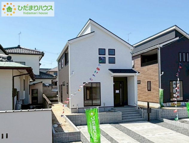 いわき市郷ケ丘4期　新築戸建　4号棟の外観|平日・夜間もご案内可能(^^♪お気軽にお問い合わせくださいませ!(^^)!
