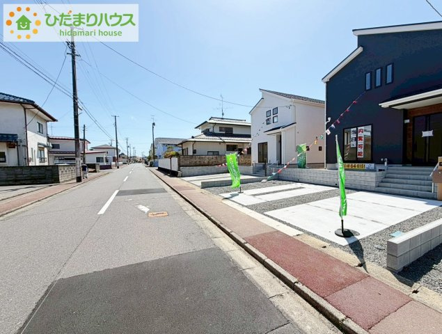 いわき市郷ケ丘4期　新築戸建　3号棟の前面道路含む現地写真|今から見たいも大歓迎！お気軽にお問い合わせください☆彡
