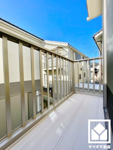 京田辺市同志社山手３丁目　T37号地のバルコニー