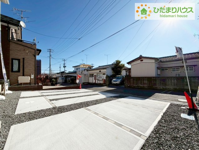 いわき市内郷高坂町2期　新築戸建の駐車場|ご家族でお車に乗る方に！駐車場2台分あります！