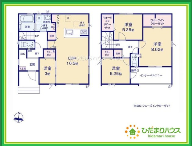 いわき市内郷高坂町2期　新築戸建の間取り|家族団らんの時間も増えそうなくつろぎのＬＤＫ☆