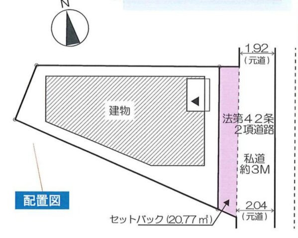 横浜市磯子区杉田4丁目 新築戸建て【仲介手数料無料】の区画図