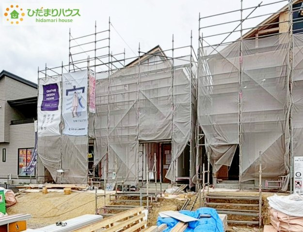 いわき市泉もえぎ台3期　新築戸建　2号棟の外観|是非一度、ご家族そろってご内覧ください♪