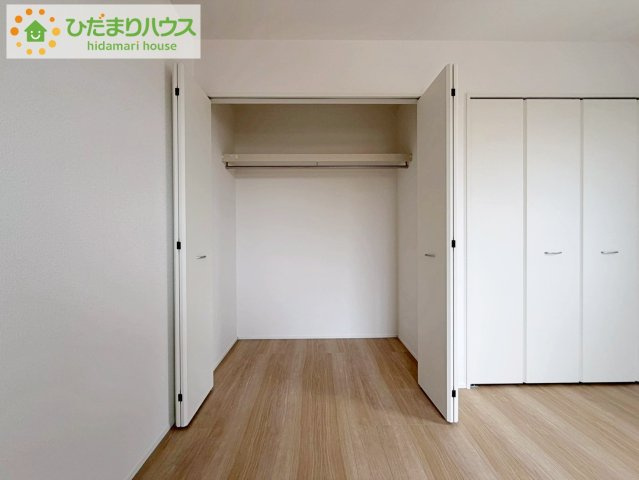 いわき市泉町下川3期　新築戸建　5号棟の収納|大容量のWIC完備！オシャレな奥様の洋服選びもより楽しくなりますね♪