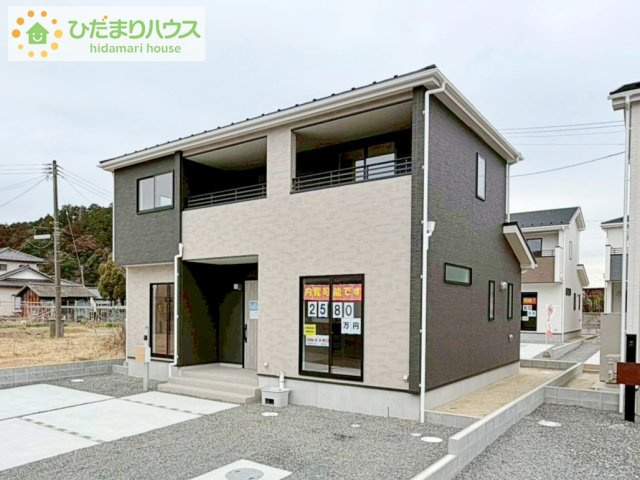 いわき市泉町下川3期　新築戸建　5号棟の外観|是非一度、ご家族そろってご内覧ください♪