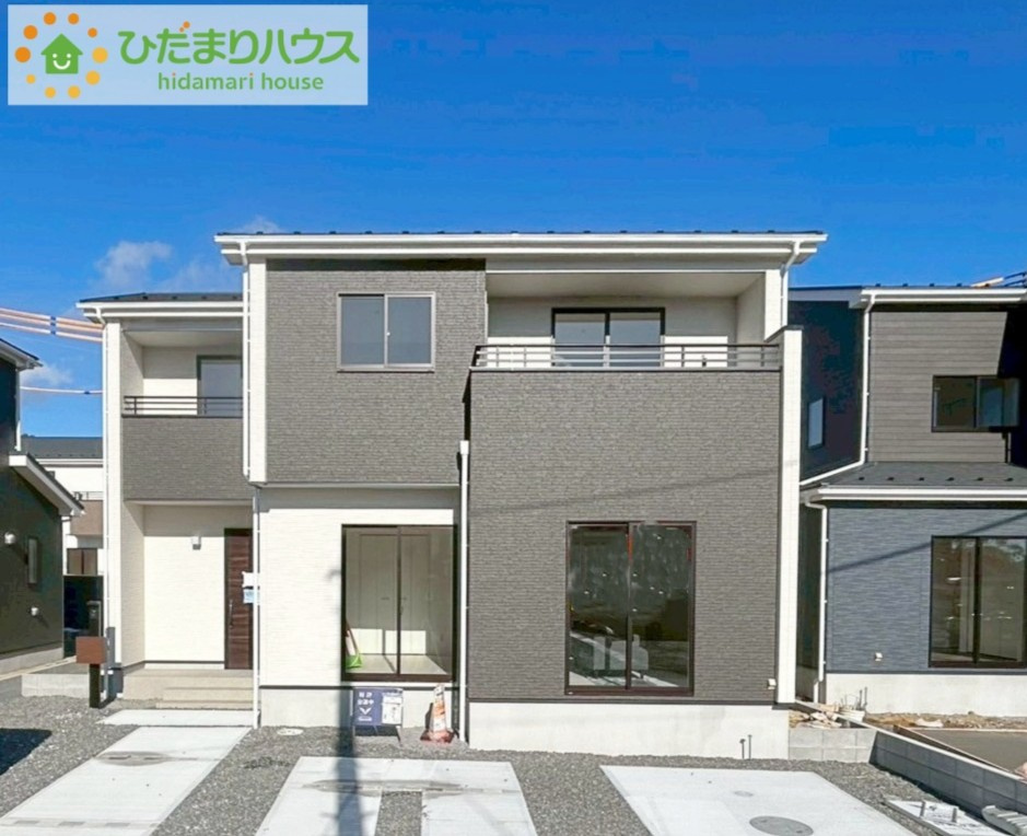 いわき市泉町下川3期　新築戸建　4号棟の外観|たっぷりの陽光と心地よい風が舞い込む住まい♪