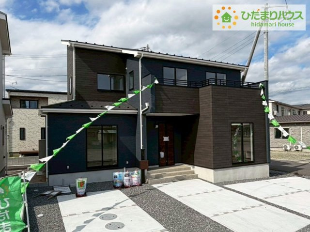 いわき市泉町下川3期　新築戸建　3号棟の外観|是非一度、ご家族そろってご内覧ください♪