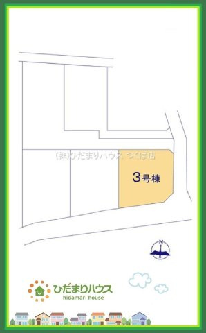 いわき市泉町下川3期　新築戸建　3号棟の区画図|閑静な住宅地で叶える穏やかな新生活☆彡