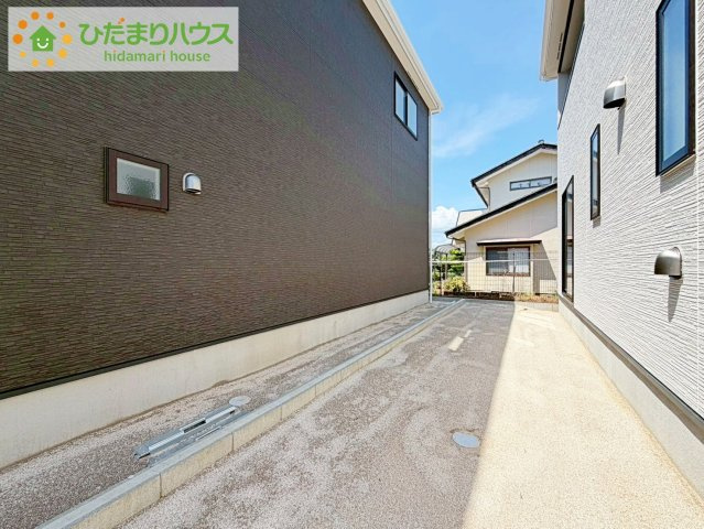 いわき市小名浜林城　新築戸建　1号棟の庭|庭があれば、子どもやペットとより楽しく過ごす時間が増えて暮らしが豊かになります。