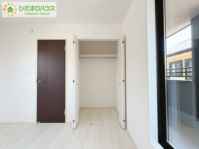いわき市小名浜林城　新築戸建　2号棟の収納|クローゼットタイプの収納は荷物がどこにあるかすぐに見つかります！