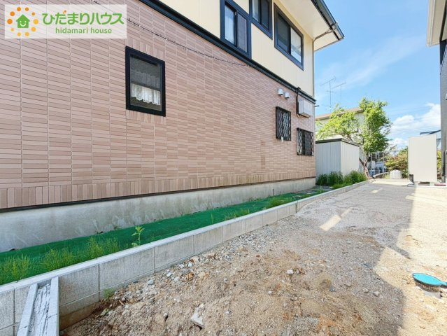 いわき市小名浜林城　新築戸建　2号棟の庭|庭があれば、子どもやペットとより楽しく過ごす時間が増えて暮らしが豊かになります。