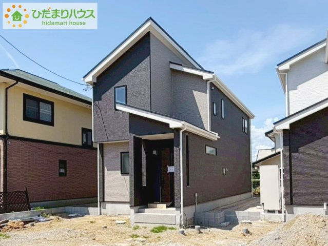 いわき市小名浜林城　新築戸建　2号棟の外観|小学校が近く、お子様の通学も安心ですね☆彡