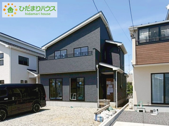 いわき市小名浜大原12期　新築戸建　2号棟の外観|一人部屋が実現できる４LDK間取りです。将来お子様の一人部屋をお考えの方にオススメな物件です。