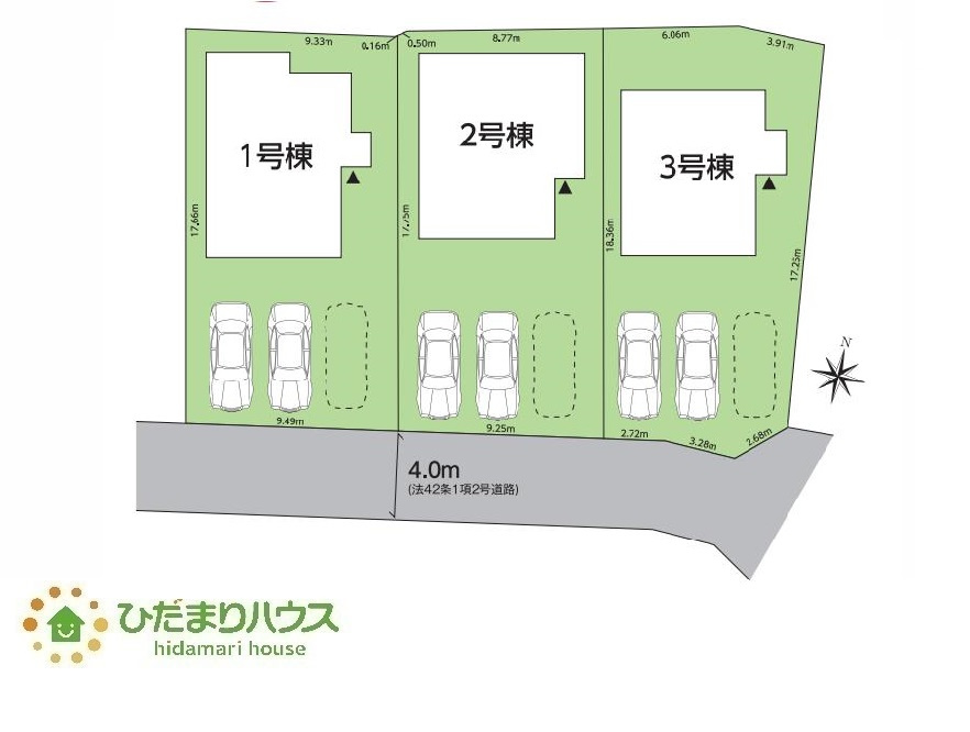 いわき市小名浜大原12期　新築戸建　2号棟の区画図|ショッピング施設が充実した利便性のよい立地です♪