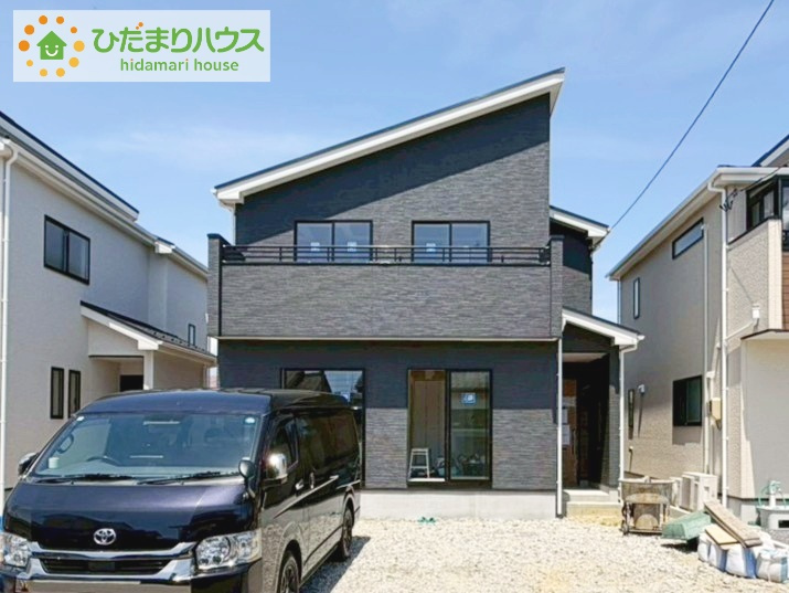 いわき市小名浜大原12期　新築戸建　2号棟の外観|小学校が近く、お子様の通学も安心ですね☆彡