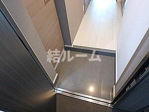 板橋区氷川町の賃貸マンションの玄関