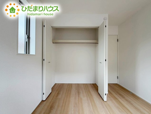 いわき市佐糠町東2期　新築戸建　2号棟の収納|洋室C収納