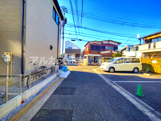 【内覧動画公開中！】練馬区関町北５丁目 西武新宿線 武蔵関駅 新築戸建の前面道路含む現地写真