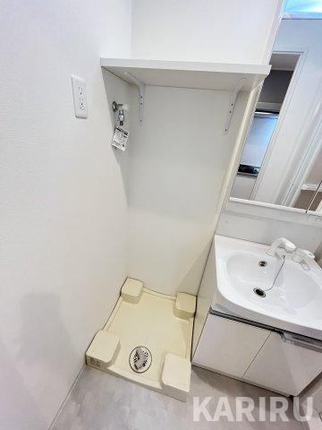 ウインズコート城北パークの洗面所|広い洗面スペース